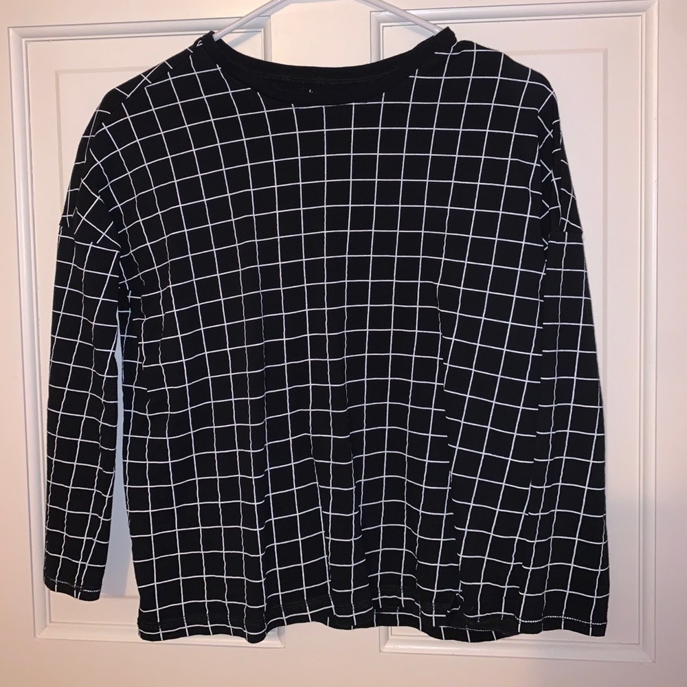 Tea box pttern long sleeve shirt!